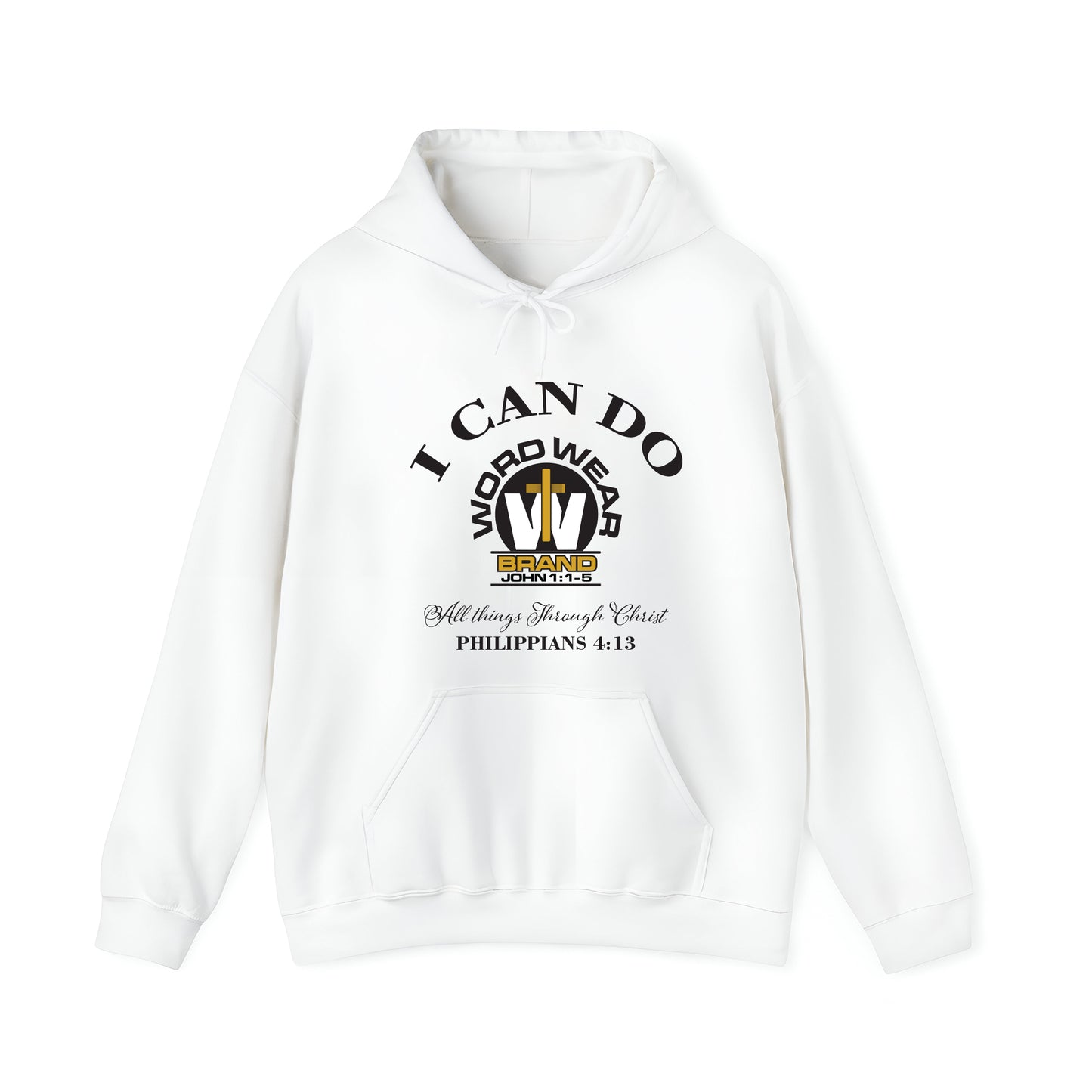 Unisex Heavy Blend™ Hooded Sweatshirt - "I Can Do" WWJW/WORDWEAR