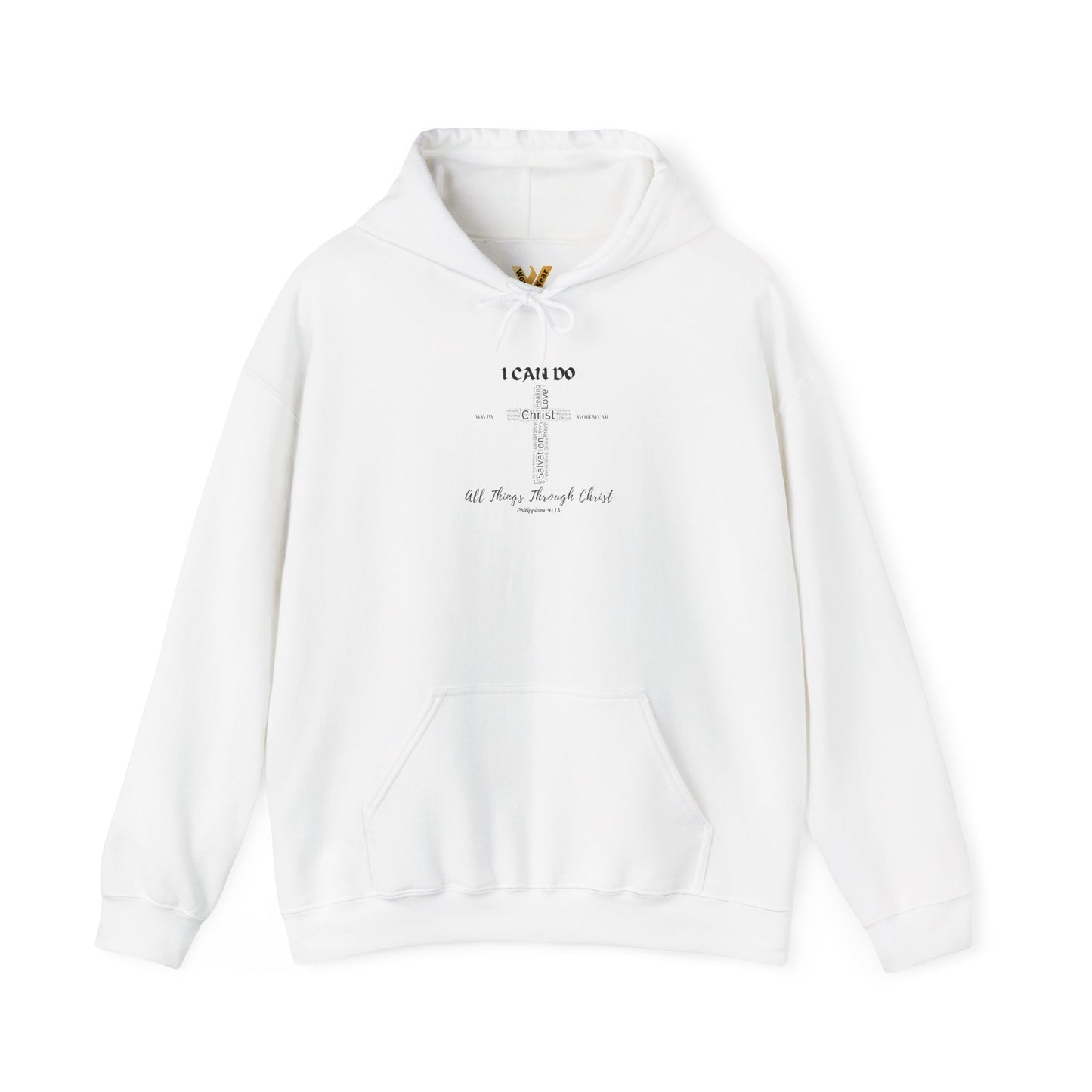 Unisex Heavy Blend™ Hooded Sweatshirt - "I Can Do" WWJW/WORDWEAR