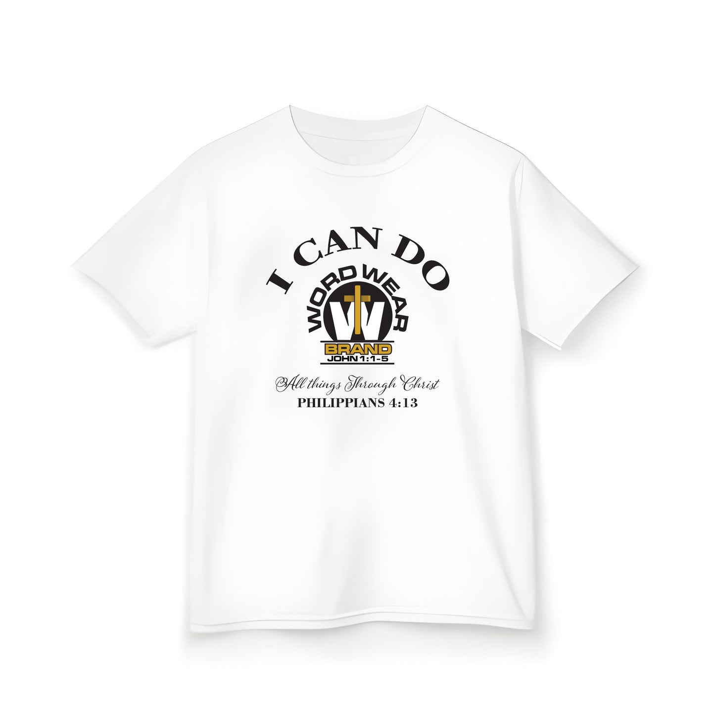 Unisex Jersey Short Sleeve V-Neck Tee - 'I Can Do All Things'