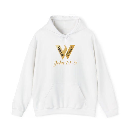 Inspirational Faith Hoodie - John 1:1-5