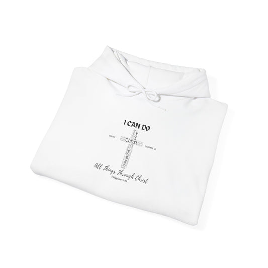 Unisex Heavy Blend™ Hooded Sweatshirt - "I Can Do" WWJW/WORDWEAR