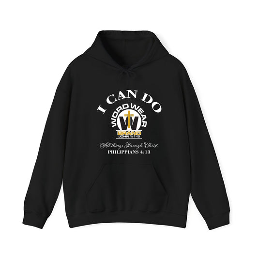 Unisex Heavy Blend™ Hooded Sweatshirt - "I Can Do" WWJW/WORDWEAR