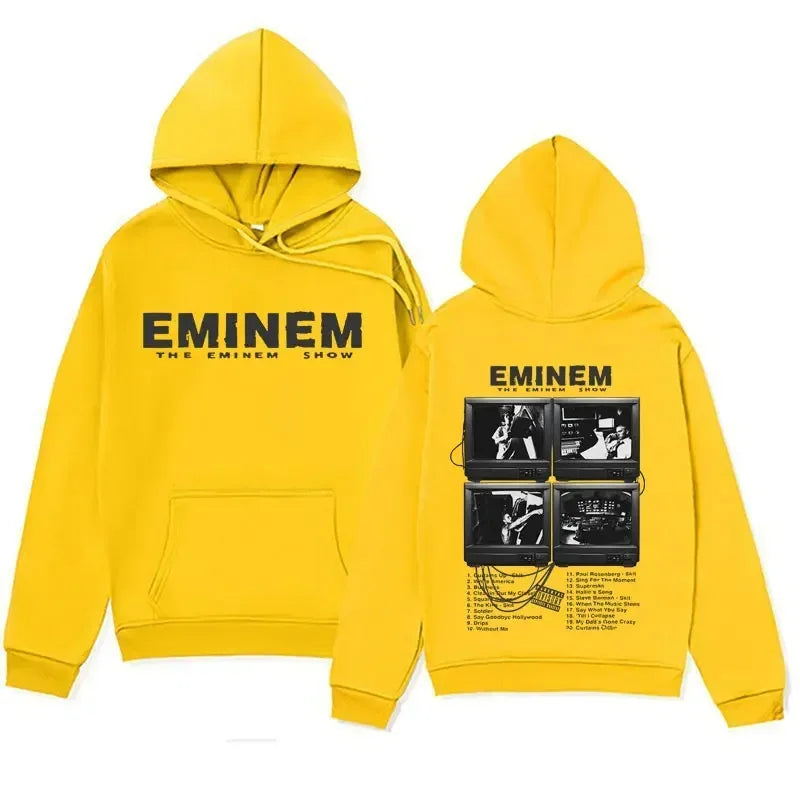Hoodies for men and women autumn and winter oversized streetwear with rapper prints, music album Cuatro seasono