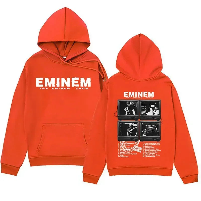 Hoodies for men and women autumn and winter oversized streetwear with rapper prints, music album Cuatro seasono