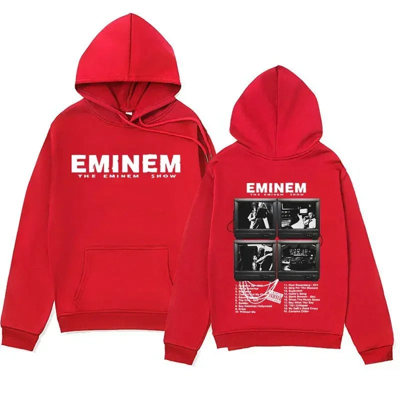 Hoodies for men and women autumn and winter oversized streetwear with rapper prints, music album Cuatro seasono