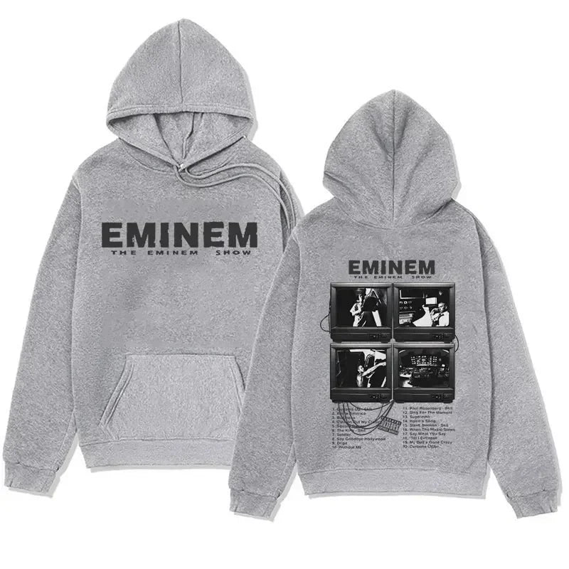 Hoodies for men and women autumn and winter oversized streetwear with rapper prints, music album Cuatro seasono