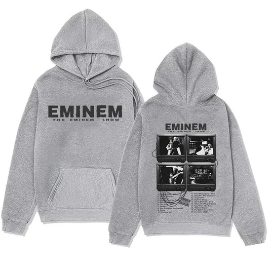 Hoodies for men and women autumn and winter oversized streetwear with rapper prints, music album Cuatro seasono