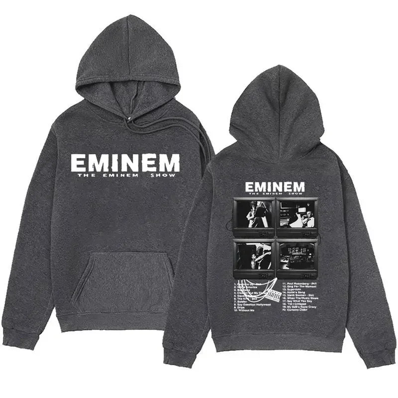 Hoodies for men and women autumn and winter oversized streetwear with rapper prints, music album Cuatro seasono