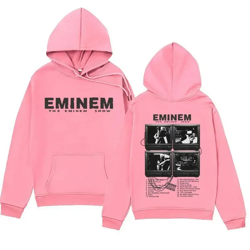 Hoodies for men and women autumn and winter oversized streetwear with rapper prints, music album Cuatro seasono