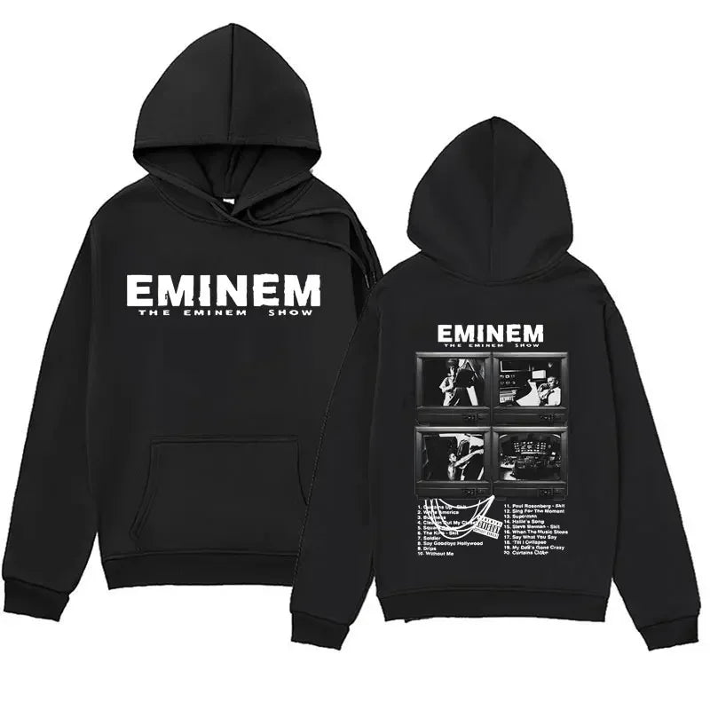 Hoodies for men and women autumn and winter oversized streetwear with rapper prints, music album Cuatro seasono