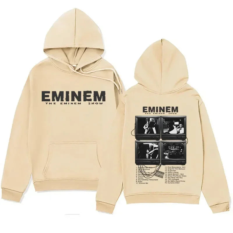 Hoodies for men and women autumn and winter oversized streetwear with rapper prints, music album Cuatro seasono