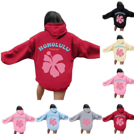 Hoodies For Women Word Graphic Sweatshirts For Women Vintage Hoodie Trendy Sweatshirts Preppy Clothes Long Sleeve Sweatshirt Top