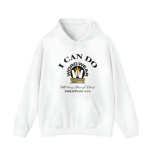 Unisex Heavy Blend™ Hooded Sweatshirt - "I Can Do" WWJW/WORDWEAR